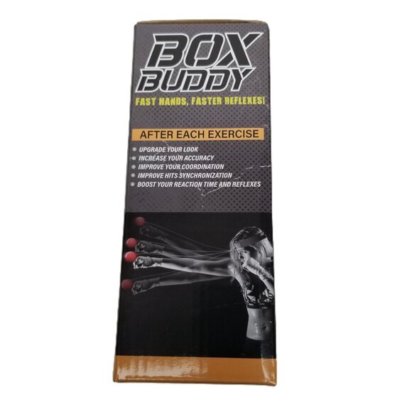 Box Buddy Reflex Ball Training Set Boxing Headband Fitness Trainer New Gift - Picture 4 of 6
